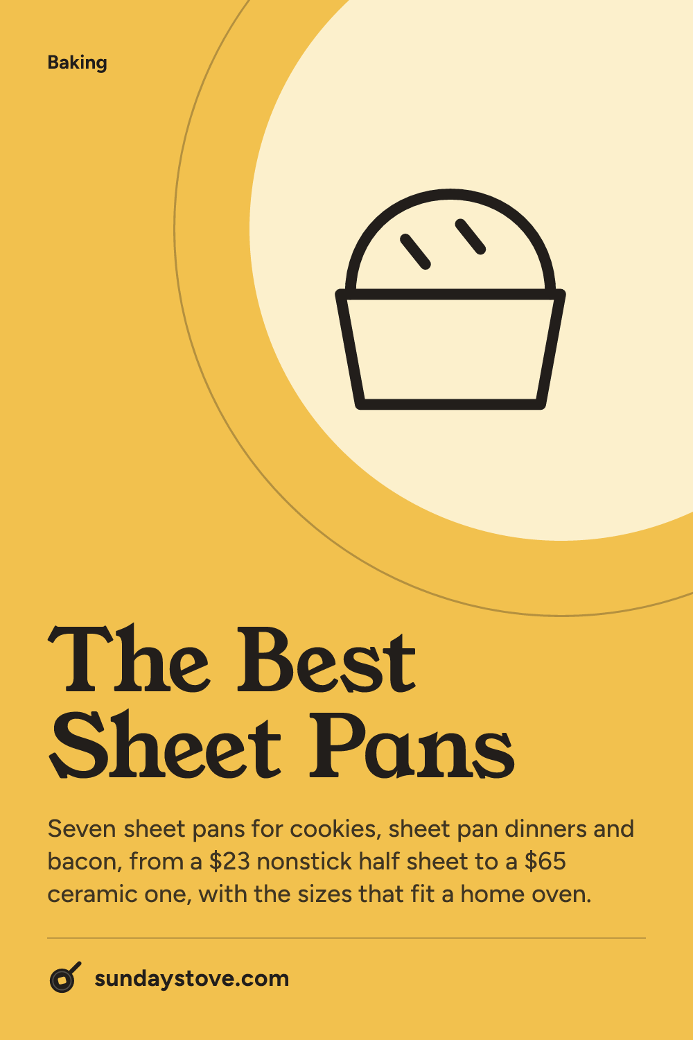 Pinterest pin for The Best Sheet Pans