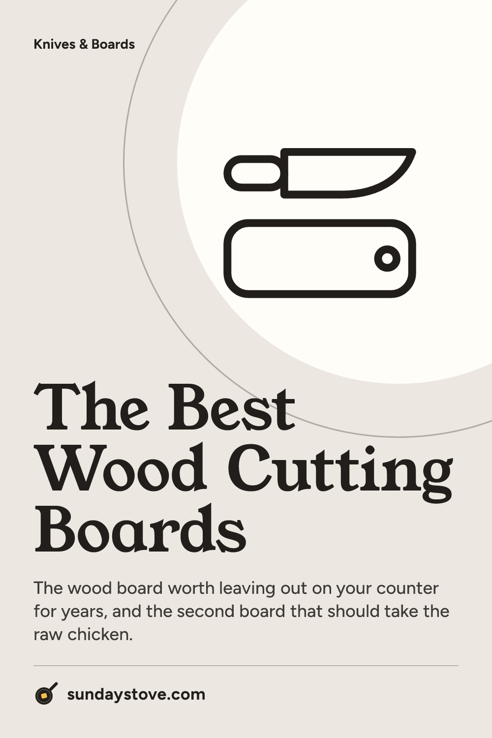 Pinterest pin for The Best Wood Cutting Boards