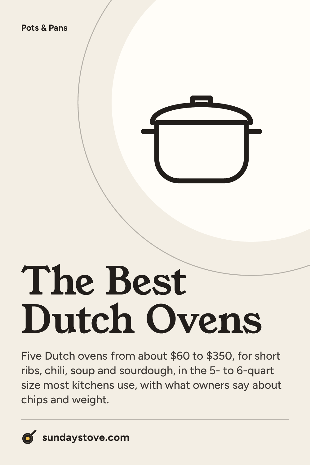 Pinterest pin for The Best Dutch Ovens