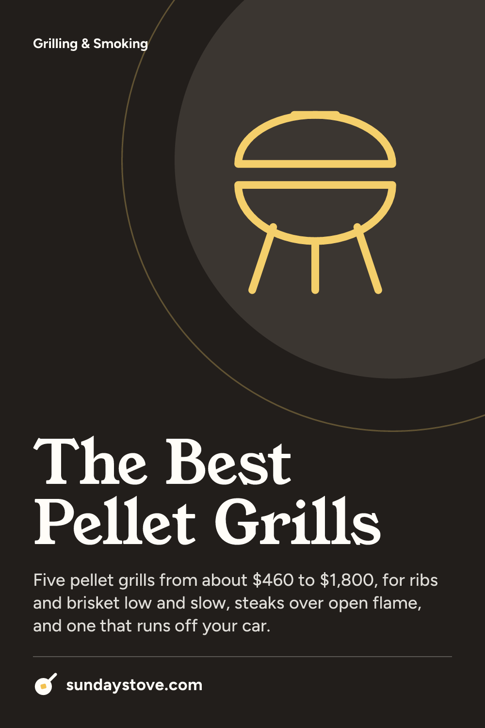Pinterest pin for The Best Pellet Grills