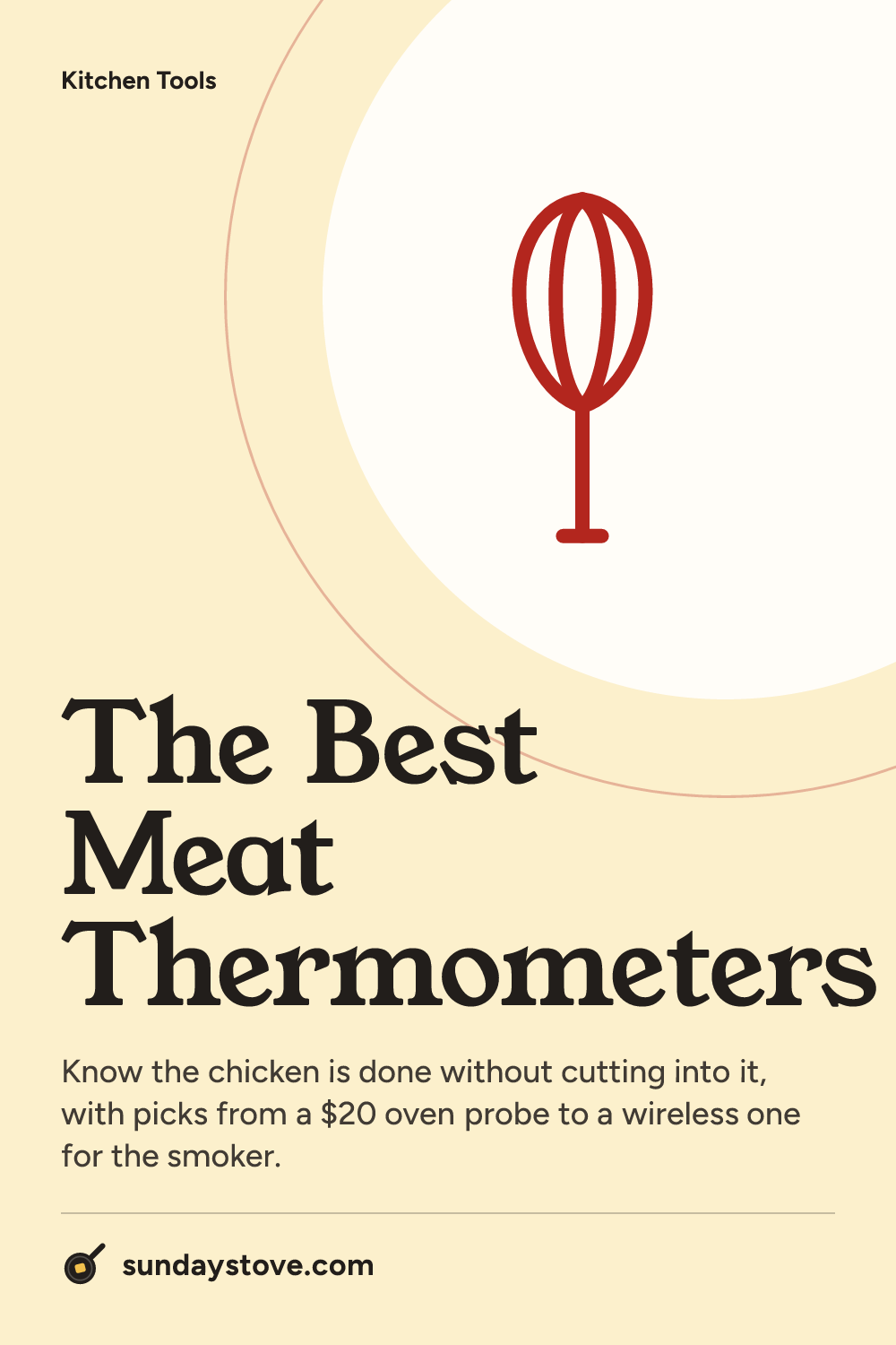 Pinterest pin for The Best Meat Thermometers